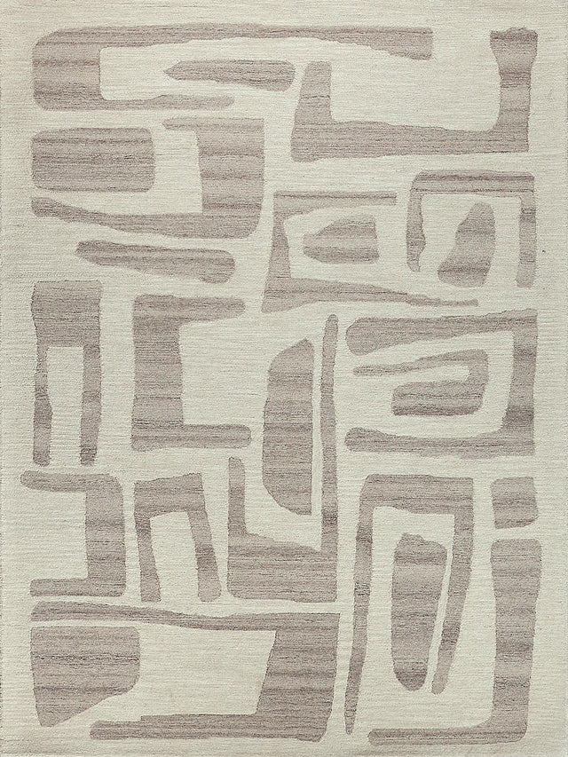 Exquisite Rugs Carmel Handmade Hand-tufted New Zealand Wool on Canvas 6851 Ivory/Beige 10' x 14' Area Rug