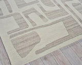 Exquisite Rugs Carmel Handmade Hand-tufted New Zealand Wool on Canvas 6851 Ivory/Beige 14' x 10' Area Rug
