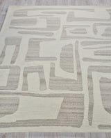 Exquisite Rugs Carmel Handmade Hand-tufted New Zealand Wool on Canvas 6851 Ivory/Beige 14' x 10' Area Rug