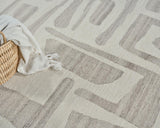 Exquisite Rugs Carmel Handmade Hand-tufted New Zealand Wool on Canvas 6851 Ivory/Beige 14' x 10' Area Rug
