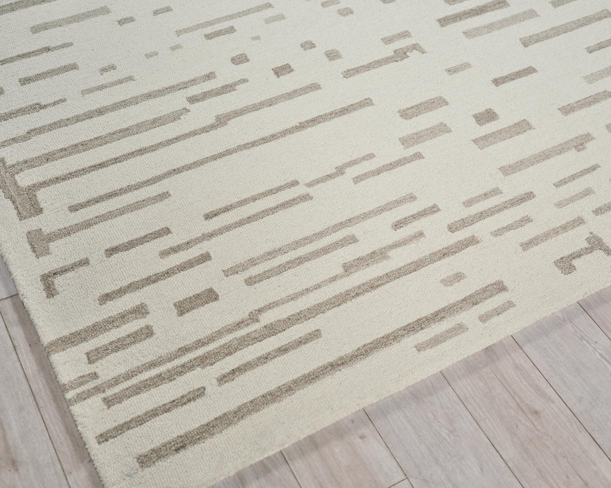 Exquisite Rugs Carmel Handmade Hand-tufted New Zealand Wool on Canvas 6856 Ivory/Beige 12' x 15' Area Rug