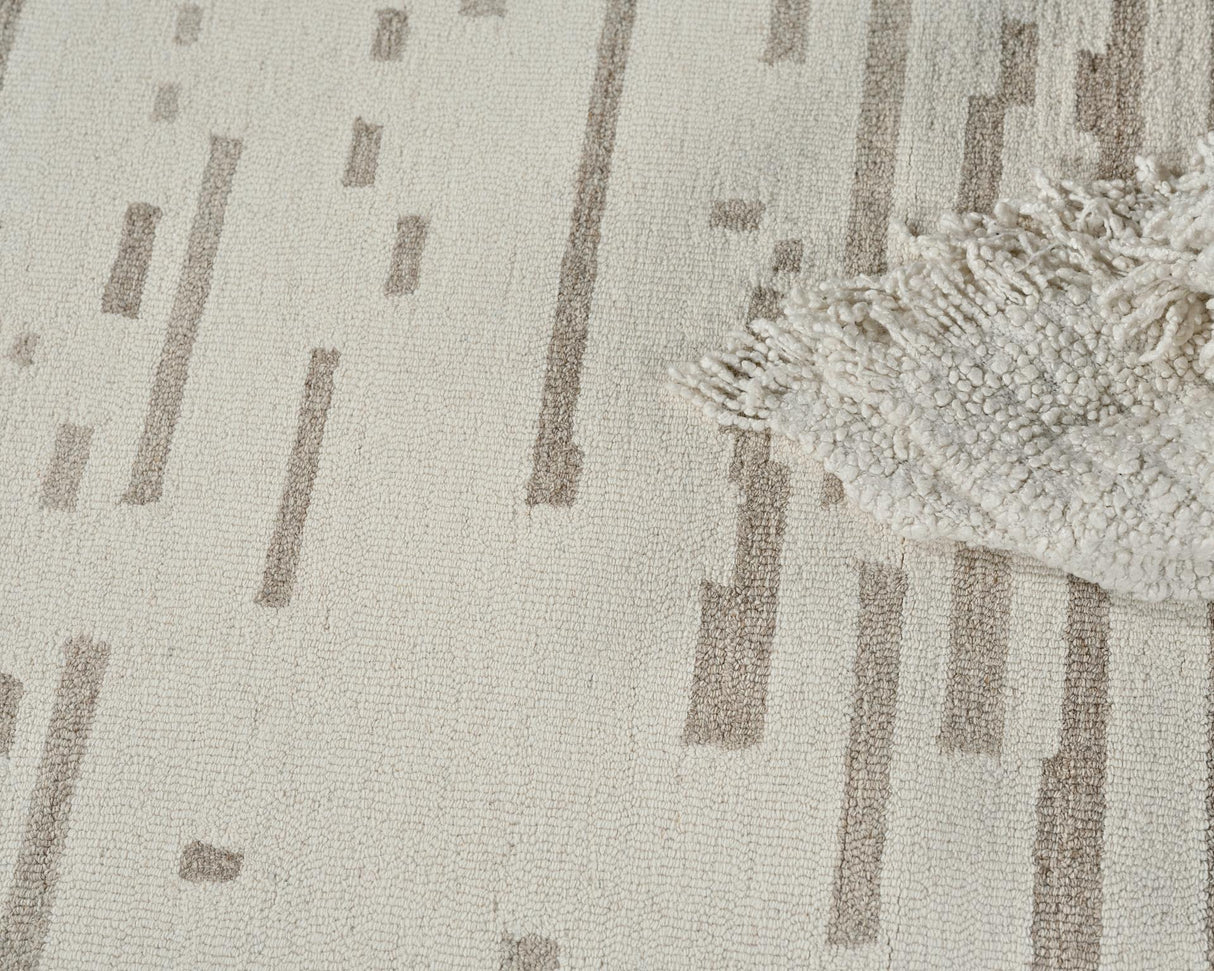 Exquisite Rugs Carmel Handmade Hand-tufted New Zealand Wool on Canvas 6856 Ivory/Beige 12' x 15' Area Rug