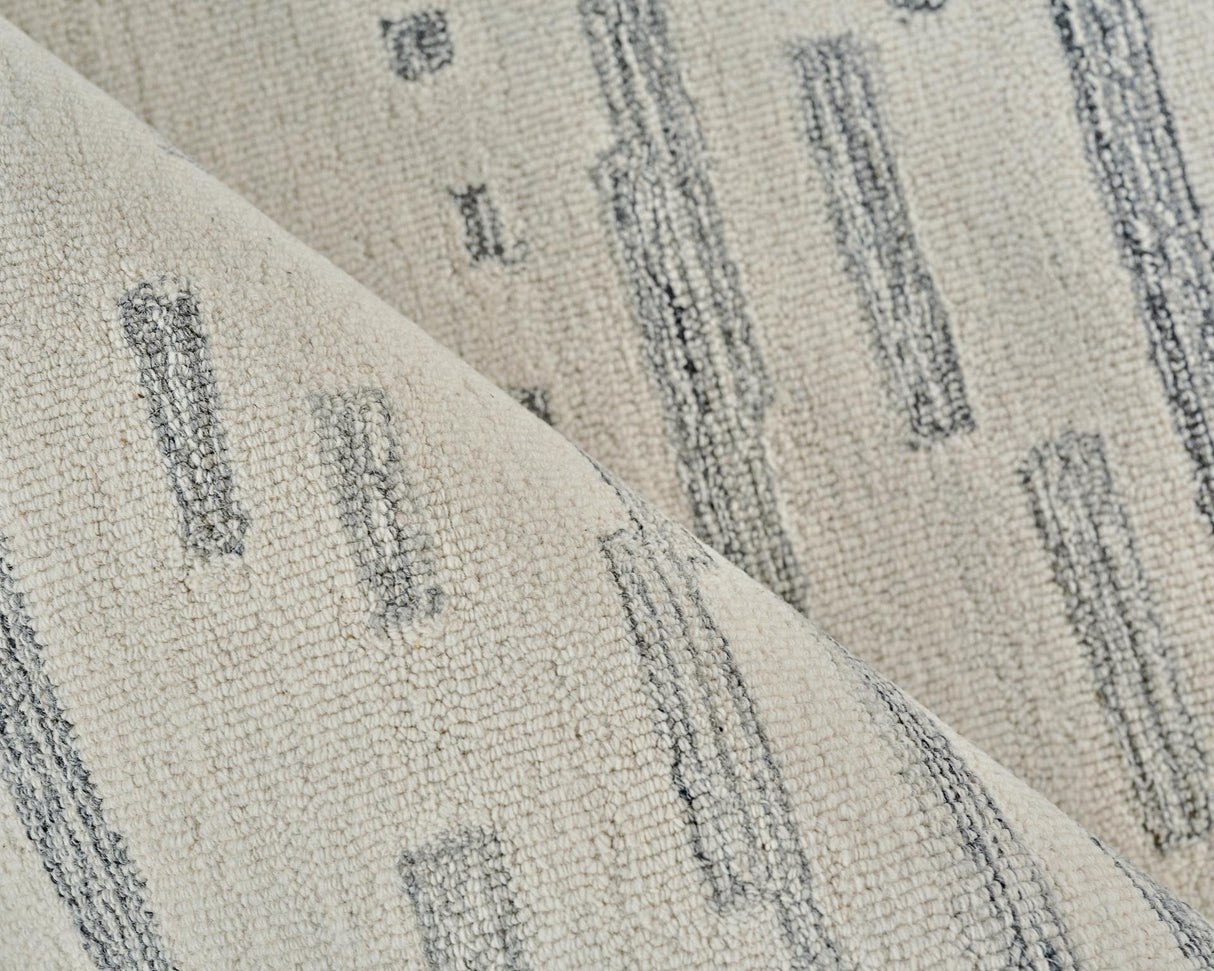 Exquisite Rugs Carmel Handmade Hand-tufted New Zealand Wool on Canvas 6857 Ivory/Gray 12' x 15' Area Rug