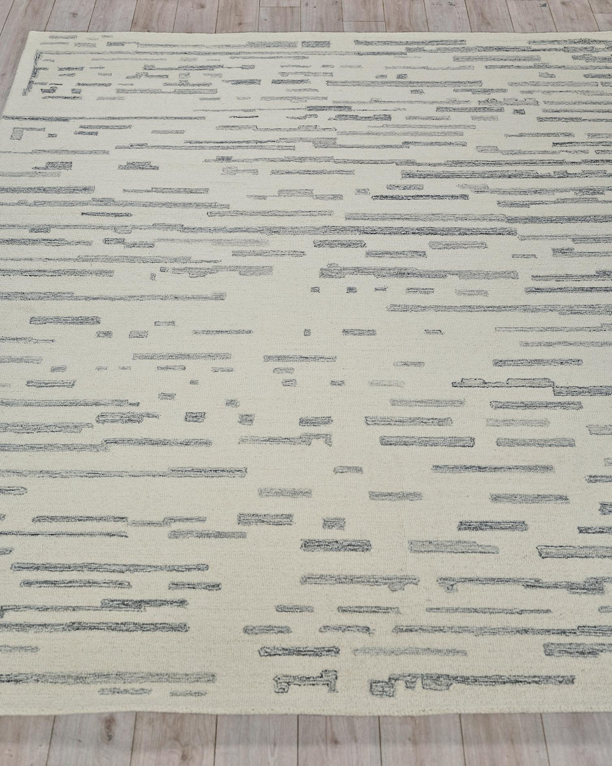 Exquisite Rugs Carmel Handmade Hand-tufted New Zealand Wool on Canvas 6857 Ivory/Gray 12' x 15' Area Rug