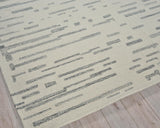 Exquisite Rugs Carmel Handmade Hand-tufted New Zealand Wool on Canvas 6857 Ivory/Gray 14' x 18' Area Rug