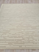 Exquisite Rugs Carmel Handmade Hand-tufted New Zealand Wool on Canvas 6860 Silver/Ivory 9' x 12' Area Rug