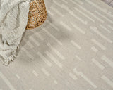 Exquisite Rugs Carmel Handmade Hand-tufted New Zealand Wool on Canvas 6860 Silver/Ivory 9' x 12' Area Rug
