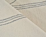 Exquisite Rugs Tangiers Handmade Hand-tufted New Zealand Wool on Canvas 6861 Ivory/Black 9' x 12' Area Rug