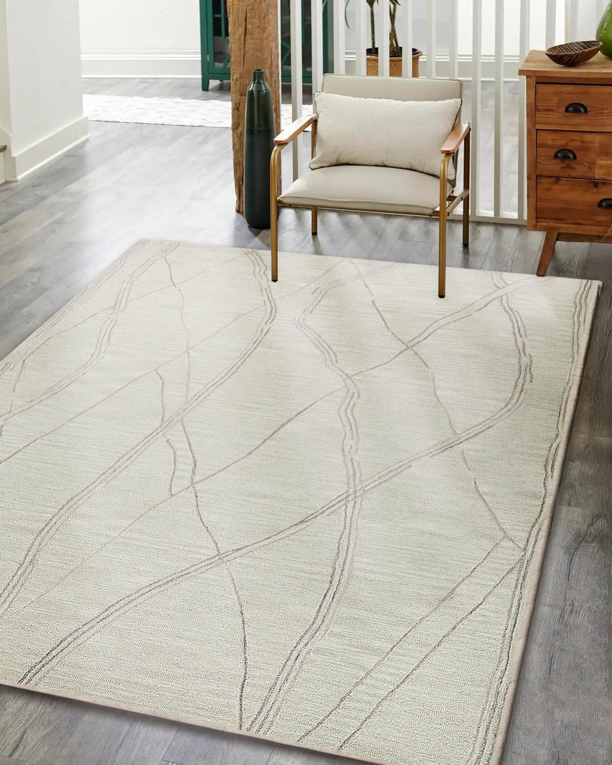 Exquisite Rugs Tangiers Handmade Hand-tufted New Zealand Wool on Canvas 6864 Ivory/Beige 14' x 10' Area Rug
