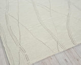 Exquisite Rugs Tangiers Handmade Hand-tufted New Zealand Wool on Canvas 6864 Ivory/Beige 14' x 10' Area Rug