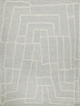 Exquisite Rugs Tangiers Handmade Hand-tufted New Zealand Wool on Canvas 6872 Blue/Ivory 6' x 9' Area Rug