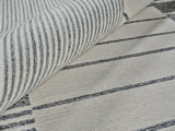Exquisite Rugs Castine Handmade Hand-tufted New Zealand Wool on Canvas 6874 Gray/Ivory 9' x 6' Area Rug