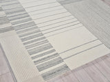 Exquisite Rugs Castine Handmade Hand-tufted New Zealand Wool on Canvas 6875 Silver/Ivory 12' x 15' Area Rug