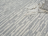 Exquisite Rugs Carmel Handmade Hand-tufted New Zealand Wool on Canvas 6877 Natural Gray/Ivory 10' x 14' Area Rug