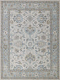 Exquisite Rugs Marietta Oushak Handmade Hand-tufted New Zealand Wool on Canvas 6878 Ivory/Light Blue 8' x 10' Area Rug
