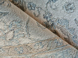 Exquisite Rugs Marietta Oushak Handmade Hand-tufted New Zealand Wool on Canvas 6878 Ivory/Light Blue 8' x 10' Area Rug