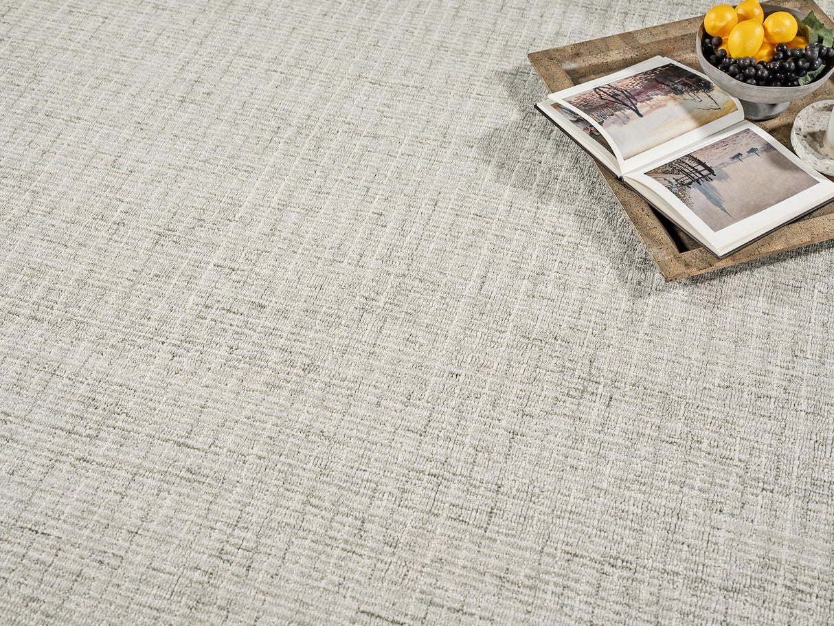 Exquisite Rugs Andora Handmade Hand-tufted New Zealand Wool on Canvas 6879 Sage Green 9' x 12' Area Rug