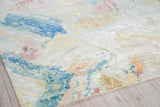 Exquisite Rugs Floor Art Hand-Knotted Bamboo Silk 6880 Silver/Blush 9' x 12' Area Rug