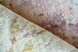 Exquisite Rugs Floor Art Hand-Knotted Bamboo Silk 6880 Silver/Blush 9' x 12' Area Rug