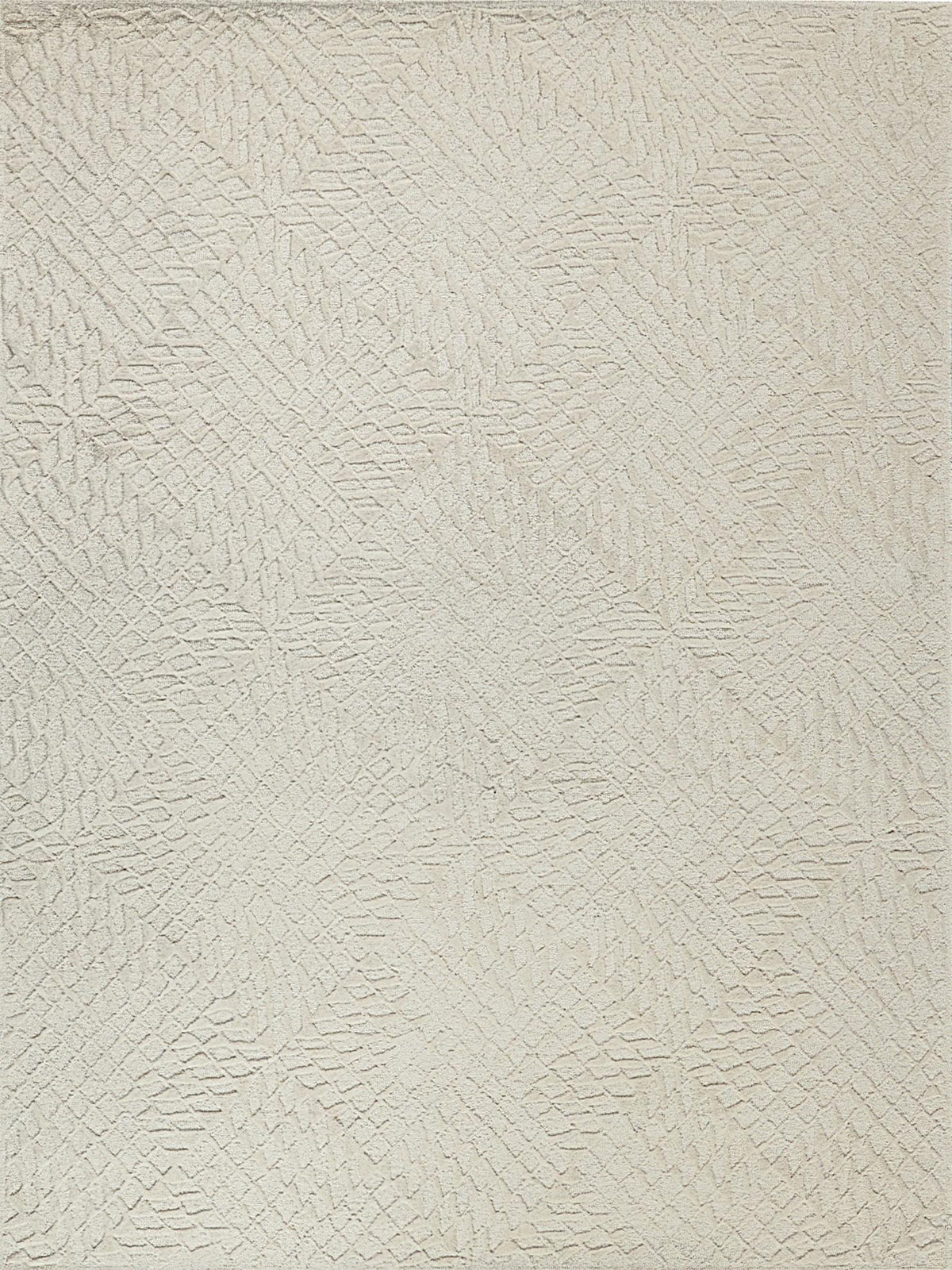 Exquisite Rugs Sandro Handmade Hand-tufted New Zealand Wool on Canvas 7149 Ivory 9' x 12' Area Rug