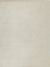 Exquisite Rugs Sandro Handmade Hand-tufted New Zealand Wool on Canvas 7149 Ivory 9' x 12' Area Rug