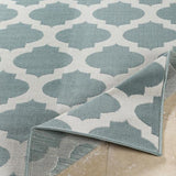Surya Alfresco ALF-9664 Pale Blue White 2'5" x 4'5" Rug