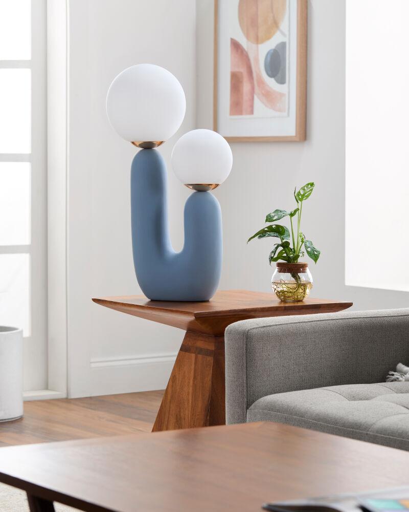 Livabliss Sedeum SED-011 22"H x 8"W x 12"D Table Lighting