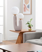 Livabliss Sedeum SED-013 22"H x 8"W x 12"D Table Lighting