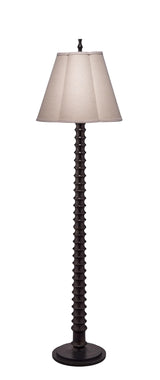Jamie Young Revolution Wood 1-Light Floor Lamp, Black