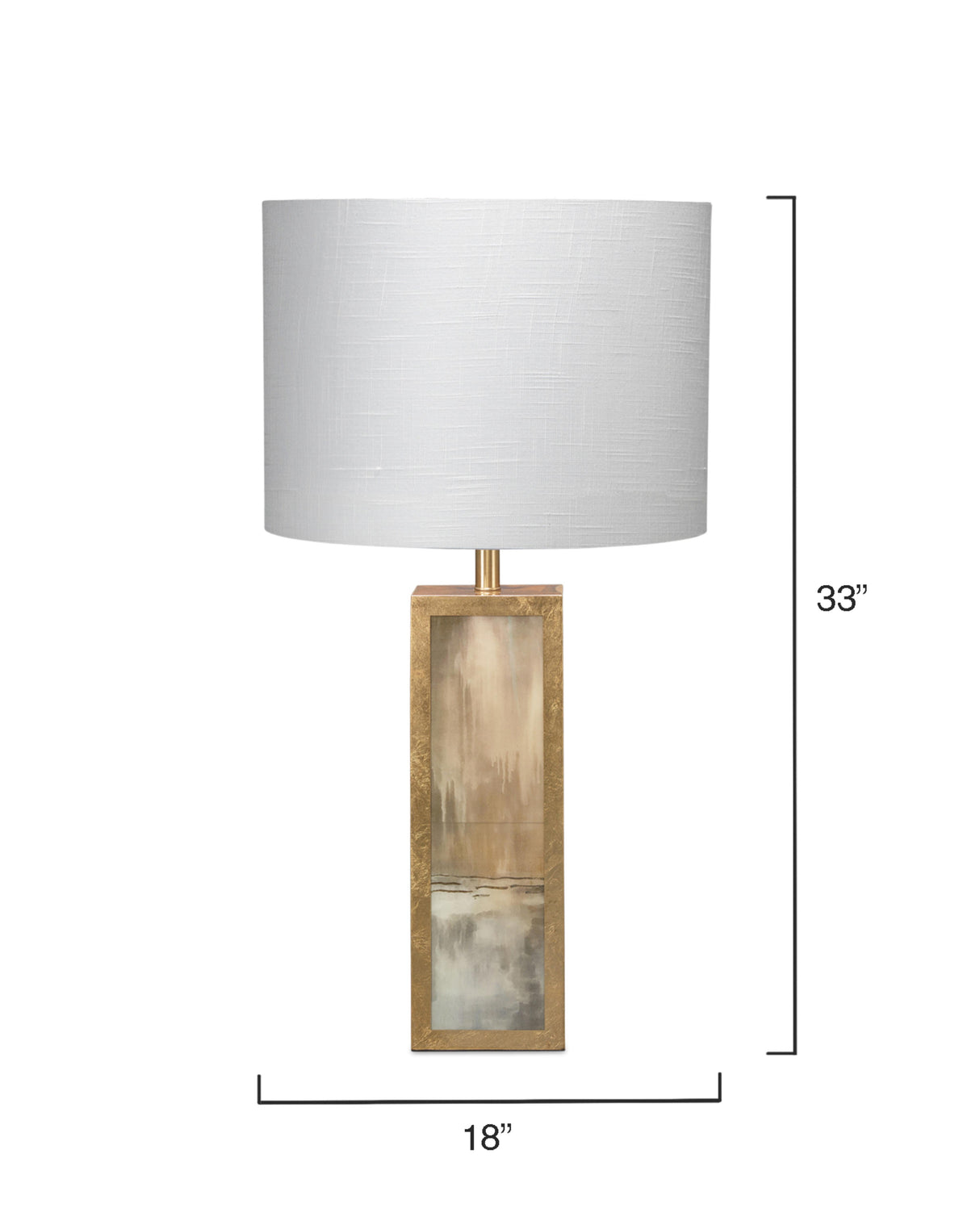 Jamie Young Cloudscape Table Lamp with Linen Shade