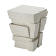 Jamie Young Brick Fiber Glass Indoor/Outdoor Side Table