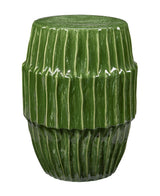 Jamie Young Algae Ceramic Indoor/Outdoor Side Table, Green
