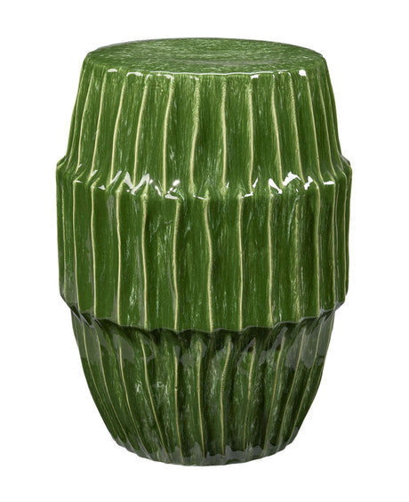 Jamie Young Algae Ceramic Indoor/Outdoor Side Table, Green