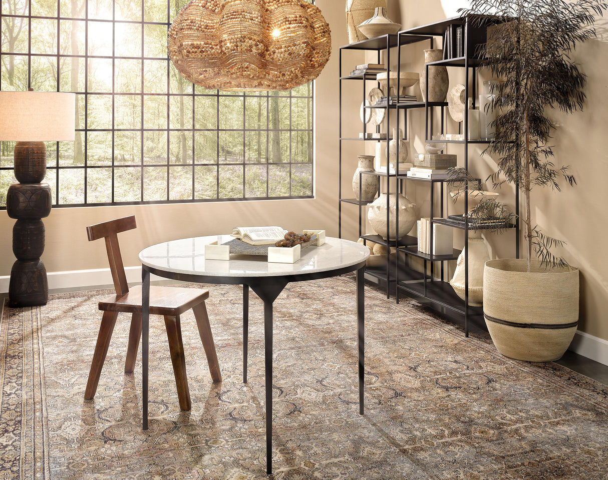Jamie Young Dante Marble and Metal Dining Table