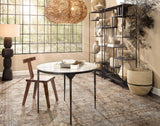 Jamie Young Dante Marble and Metal Dining Table
