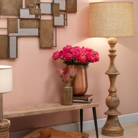 Jamie Young Budapest Wood 1-Light Floor Lamp