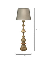 Jamie Young Budapest Wood 1-Light Floor Lamp