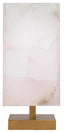 Jamie Young Ghost Axis Alabaster Table Lamp, Brass