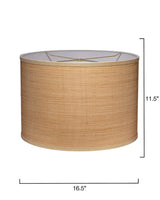 Jamie Young Drum Raffia Shade, Classic