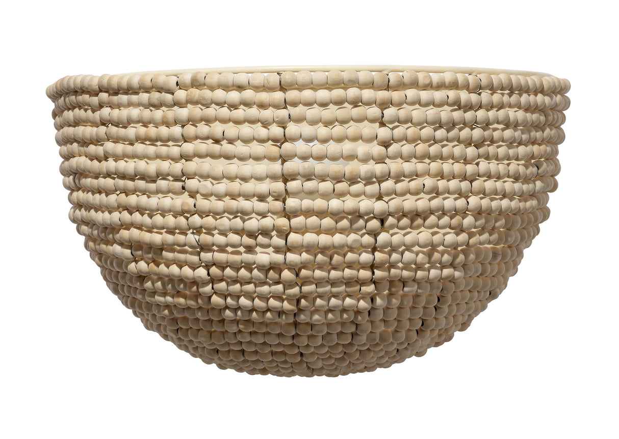 Jamie Young Barnacle 1-Light Beaded Demi Lune Wall Sconce