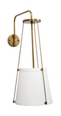 Jamie Young California 1-Light Wall Sconce, Antique Brass