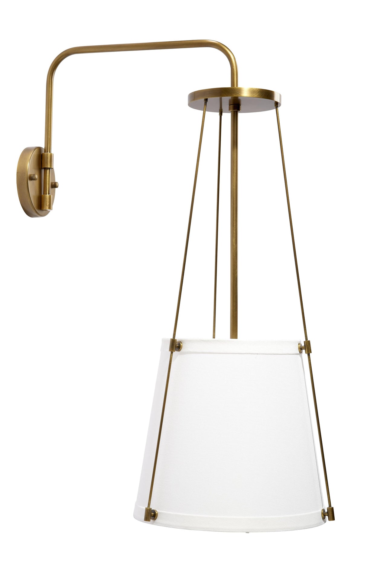 Jamie Young California 1-Light Wall Sconce, Antique Brass