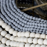 Jamie Young Clamshell Wood Beaded 4-Light Chandelier