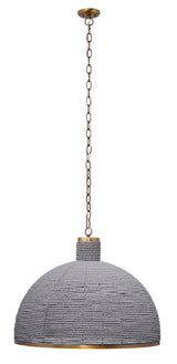 Jamie Young Big Sur 1-Light Beaded Chandelier, Slate Blue