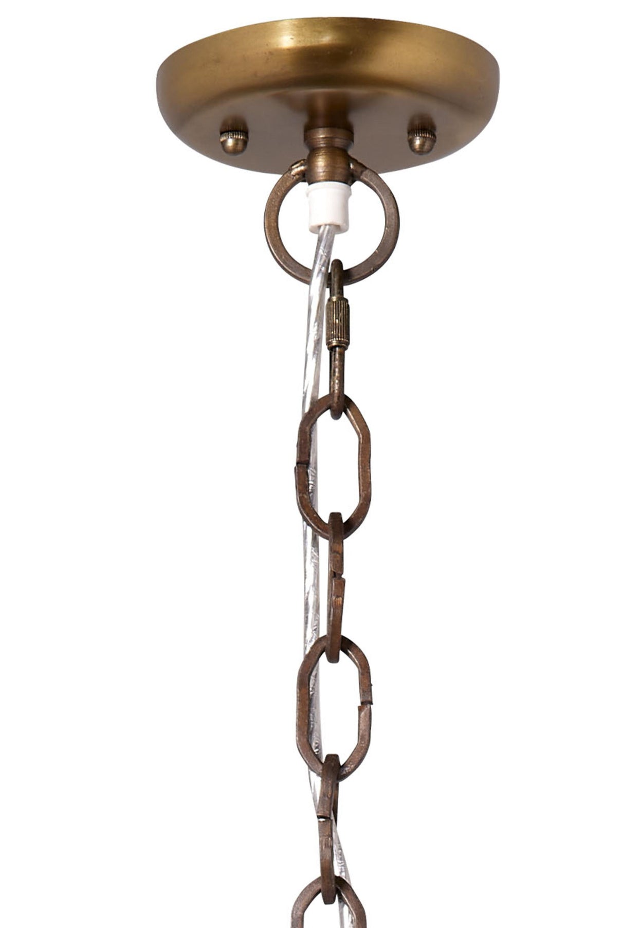 Jamie Young Big Sur 1-Light Beaded Chandelier, Slate Blue