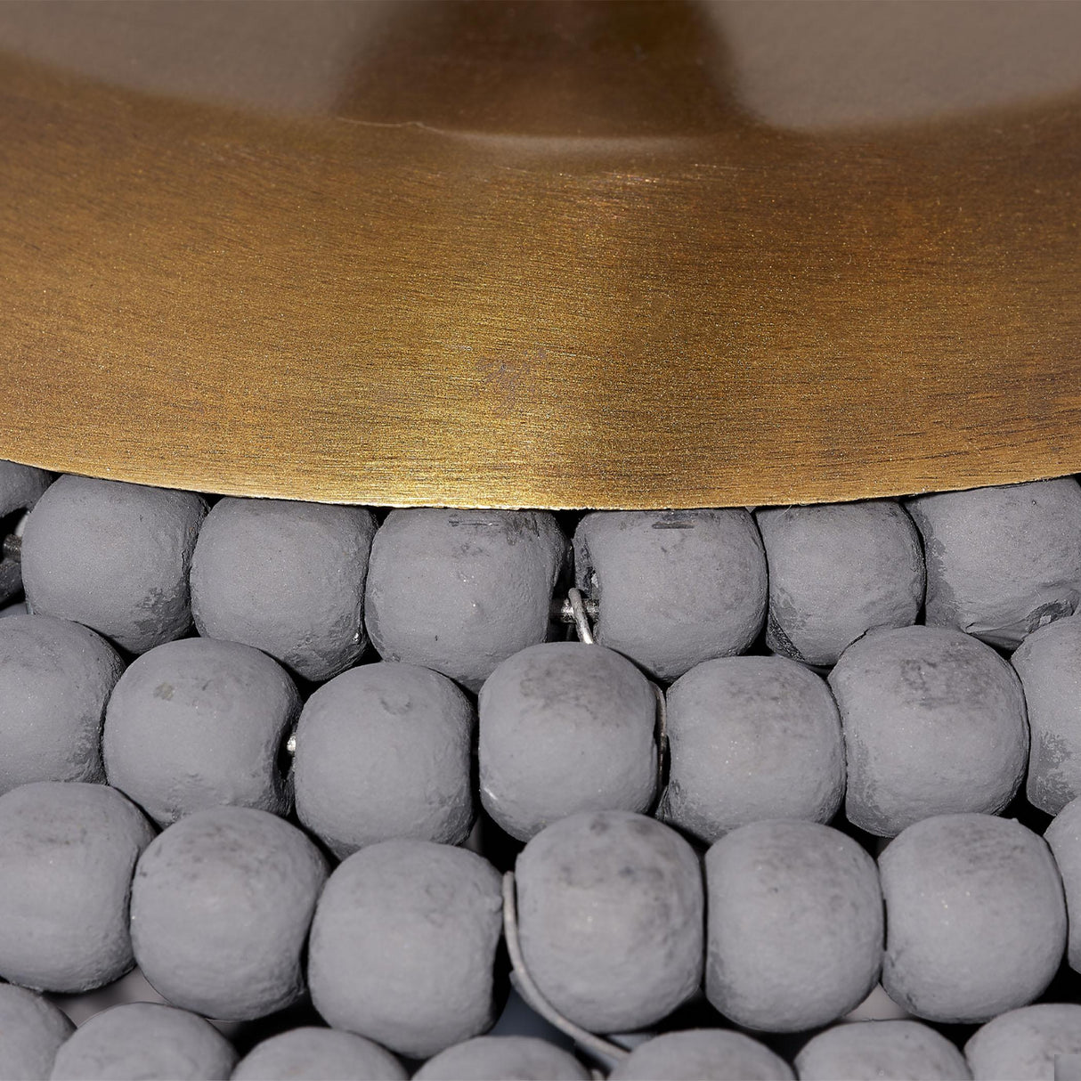 Jamie Young Creekside 1-Light Beaded Pendant, Slate Blue