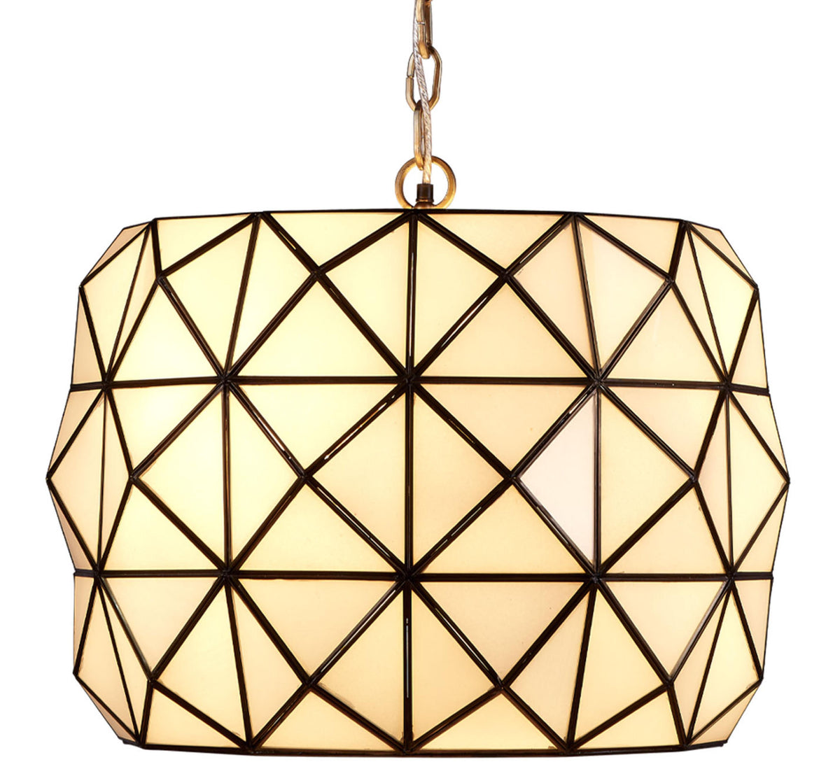 Jamie Young Hollywood 1-Light Glass and Metal Pendant