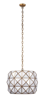 Jamie Young Hollywood 1-Light Glass and Metal Pendant