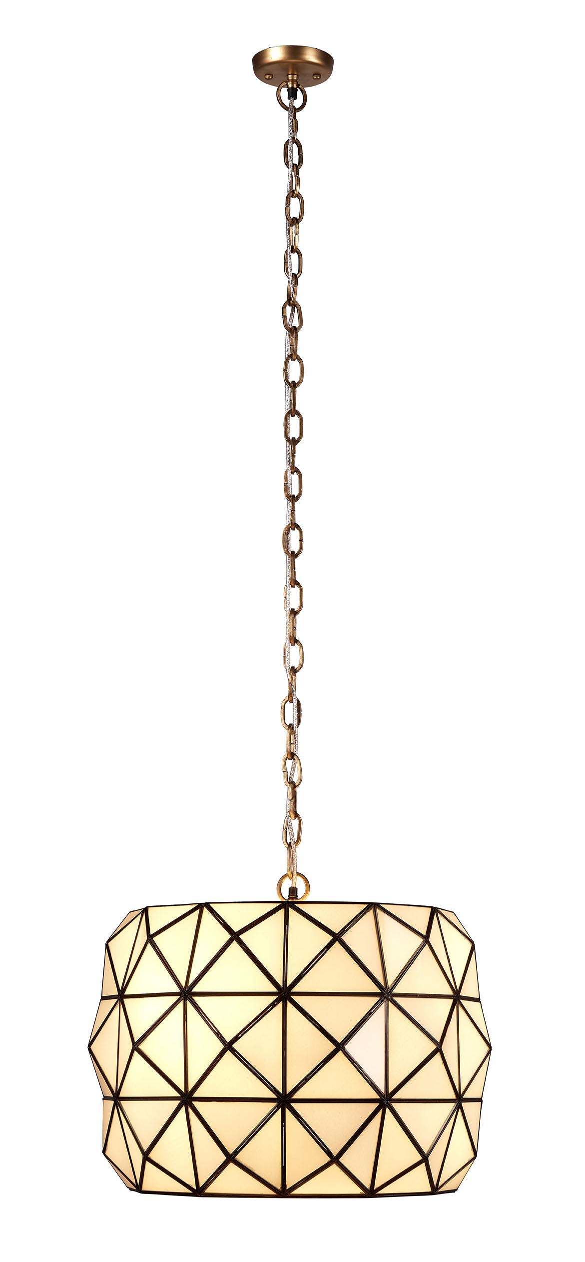 Jamie Young Hollywood 1-Light Glass and Metal Pendant