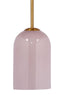 Jamie Young Holt 1-Light Glass Pendant, Pink